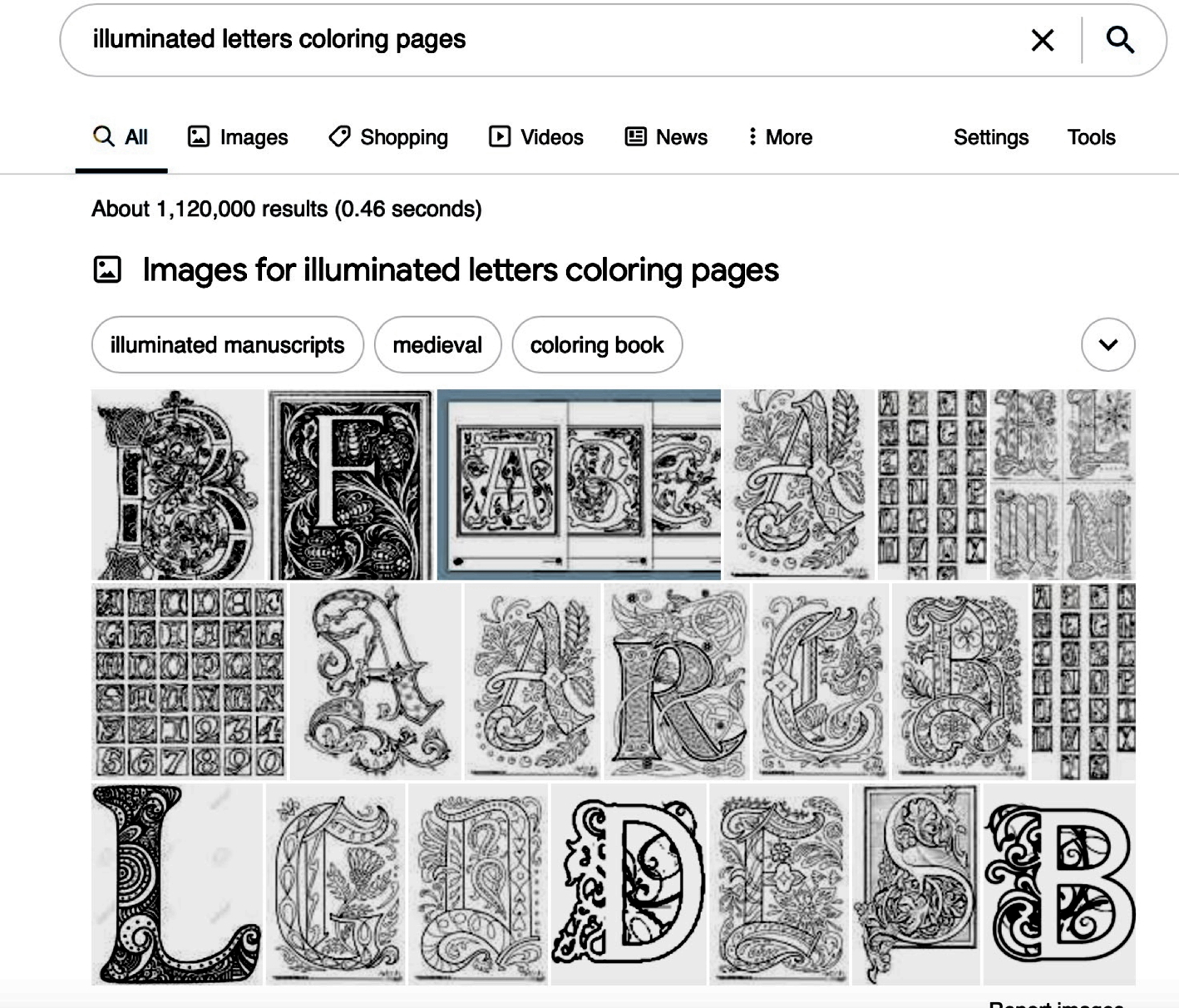 google letters